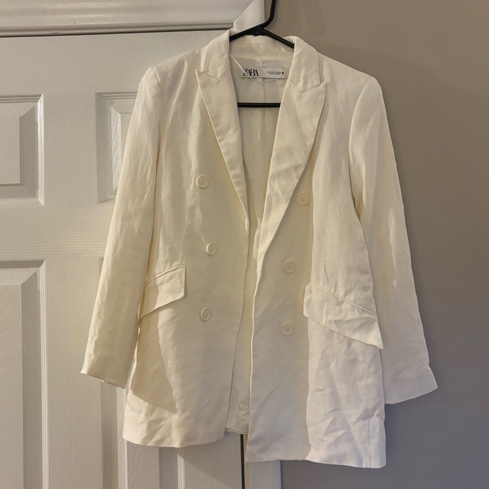 Zara Linen Blazer